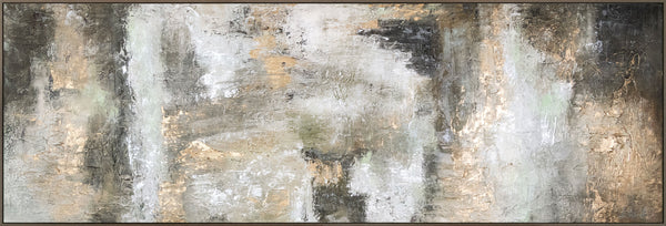 The painting "Stone Calm" is an abstraction in soft natural tones