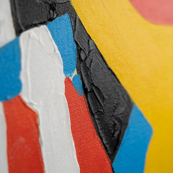 Painting "Expression of Form" - abstract geometry