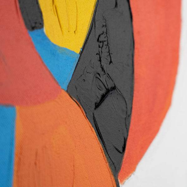 Painting "Expression of Form" - abstract geometry