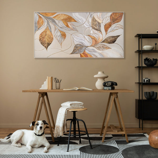 Painting "Natural Ornament" - leaf pattern
