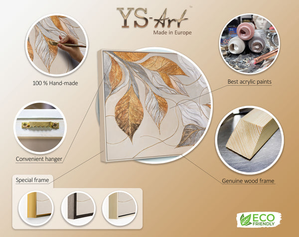 Painting "Natural Ornament" - leaf pattern