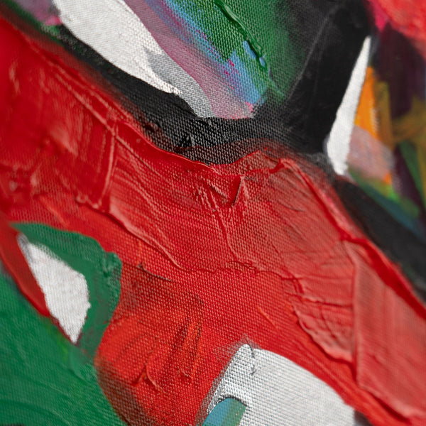 The painting "Dance of Hearts" - the day and night energy of feelings