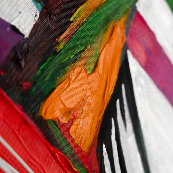 The painting "Dance of Hearts" - the day and night energy of feelings