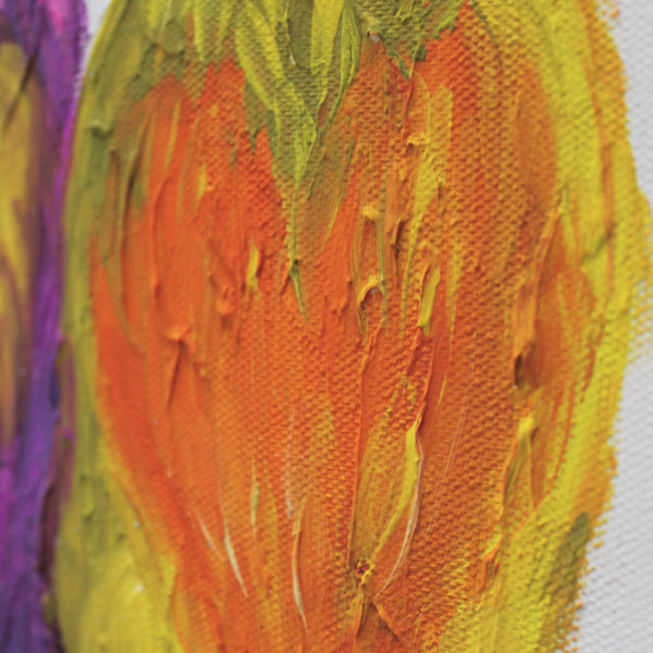 Painting "Merry Company" - bright birds for a children's room