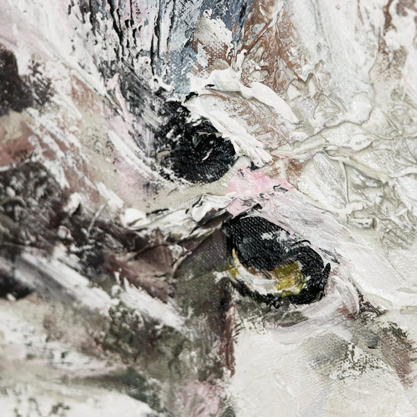The painting "Happy Sheep" is an accent for the interior with humor