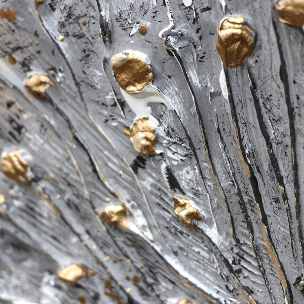 Painting "Spring Flowers" - a textural composition with field motifs