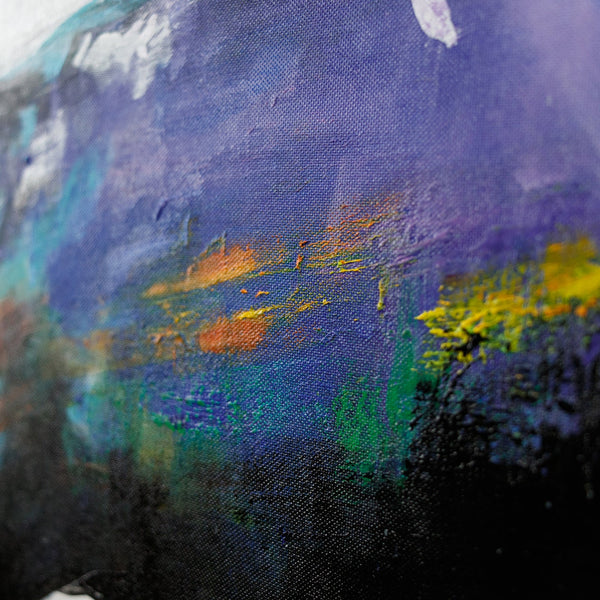Painting "Galactic" - cosmic energy on canvas