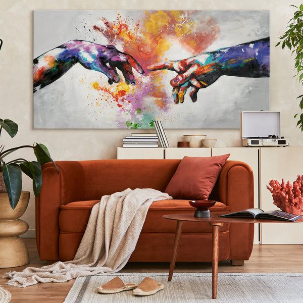 Painting "Galactic" - cosmic energy on canvas