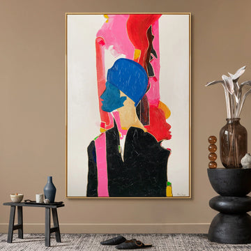 Vibrant Modern Wall Art: Transform Your Living Room with Statement Paintings