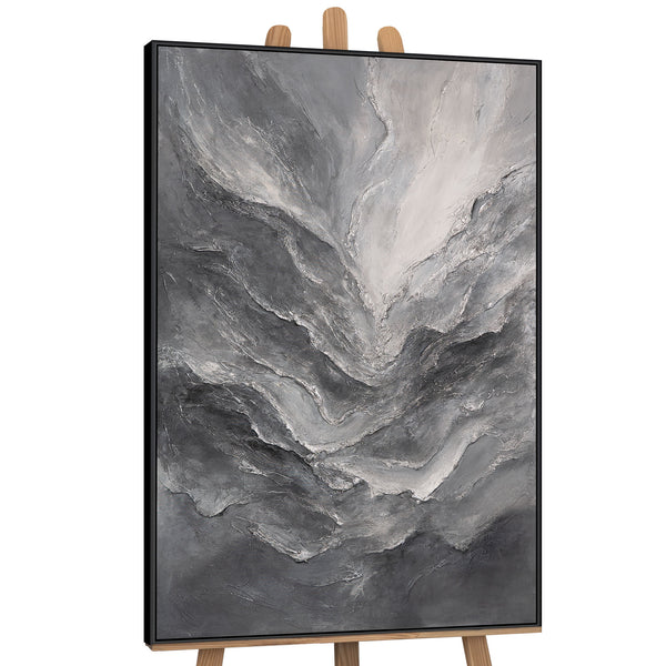 The painting “Memory of Rocks”