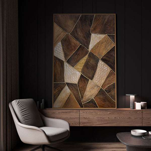 Painting “Geometry of Gold”