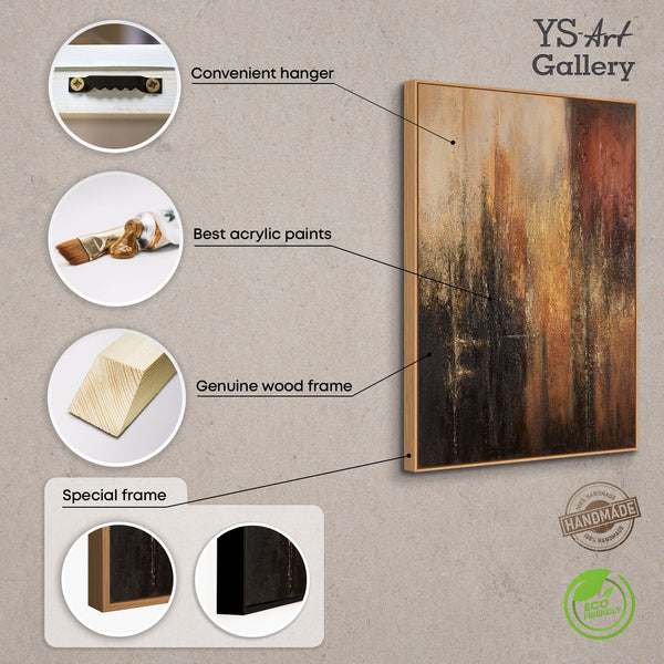 The painting “Verticals of Time”