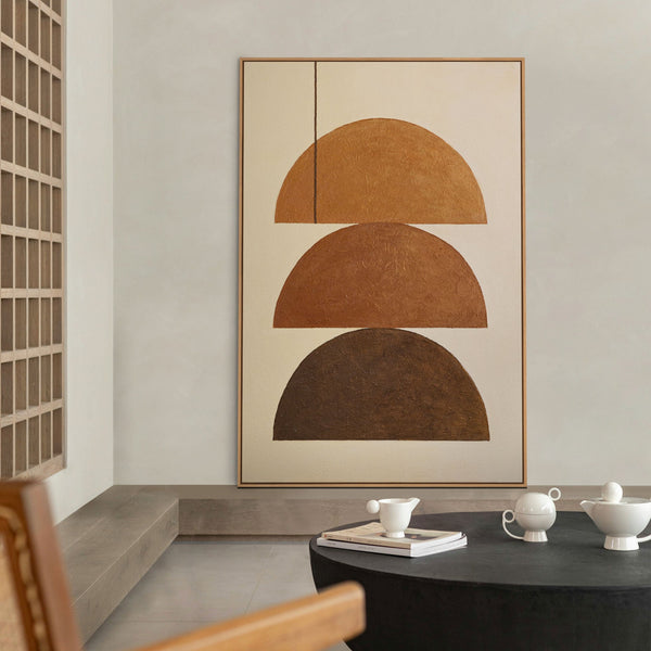 The painting “Three Horizons”