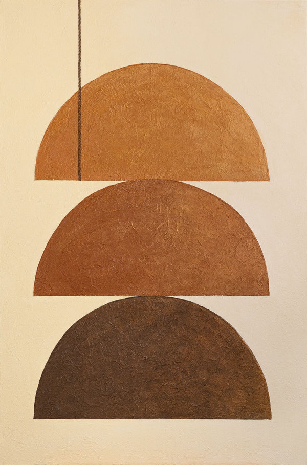 The painting “Three Horizons”