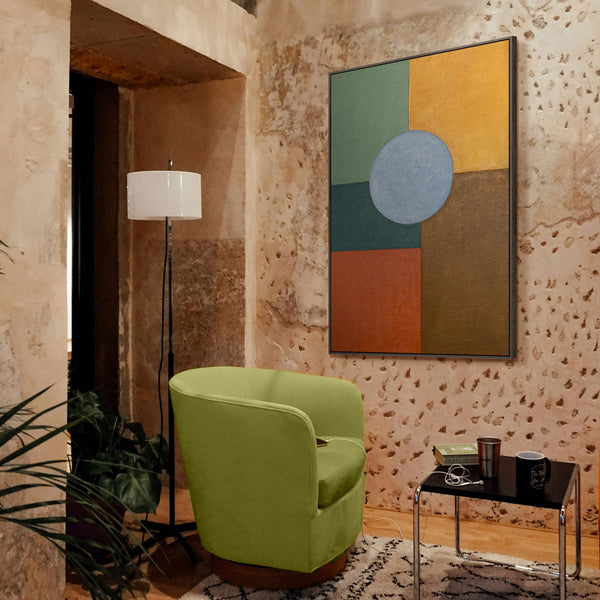 Painting “Warm Geometry”