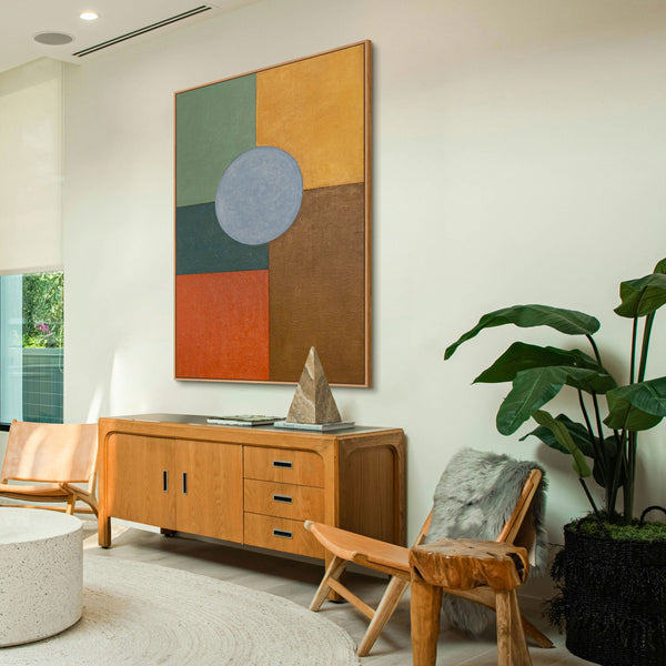 Painting “Warm Geometry”