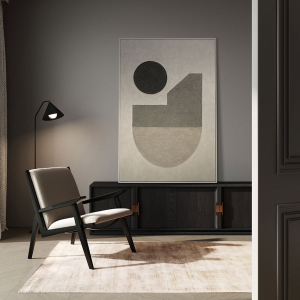 Painting “The Silence of Geometry”