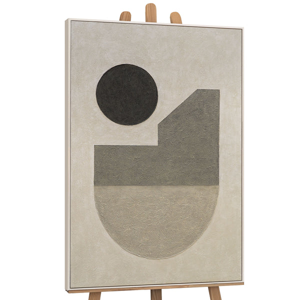 Painting “The Silence of Geometry”