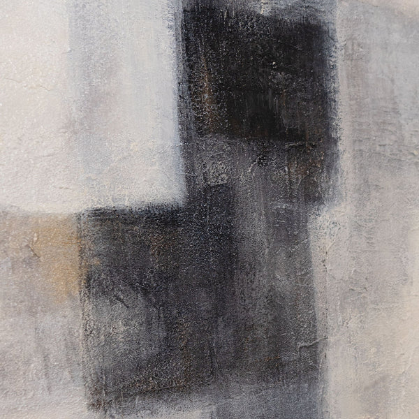 Painting "Twilight Light" — Textured Play of Forms and Light