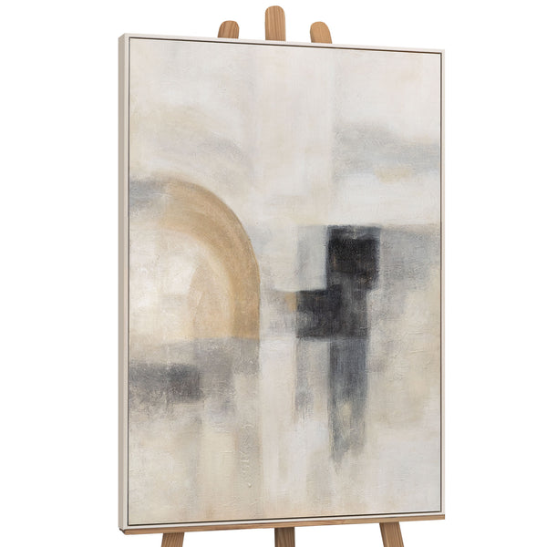 Painting "Twilight Light" — Textured Play of Forms and Light