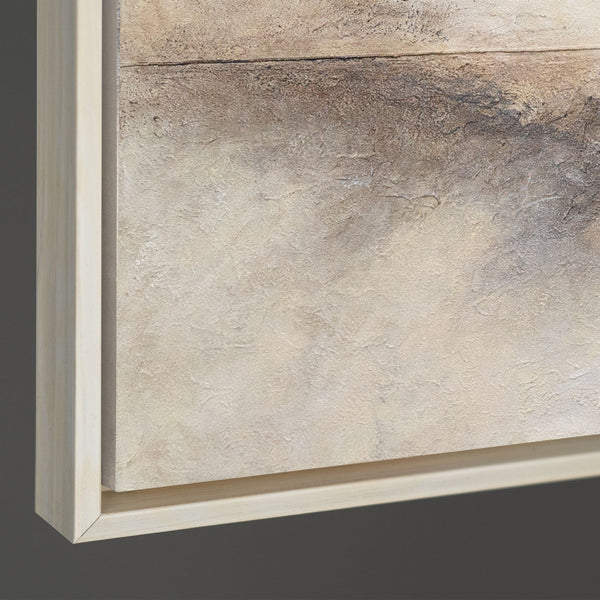 Abstract Acrylic Painting "Line of Horizon" — Natural Harmony with Texture