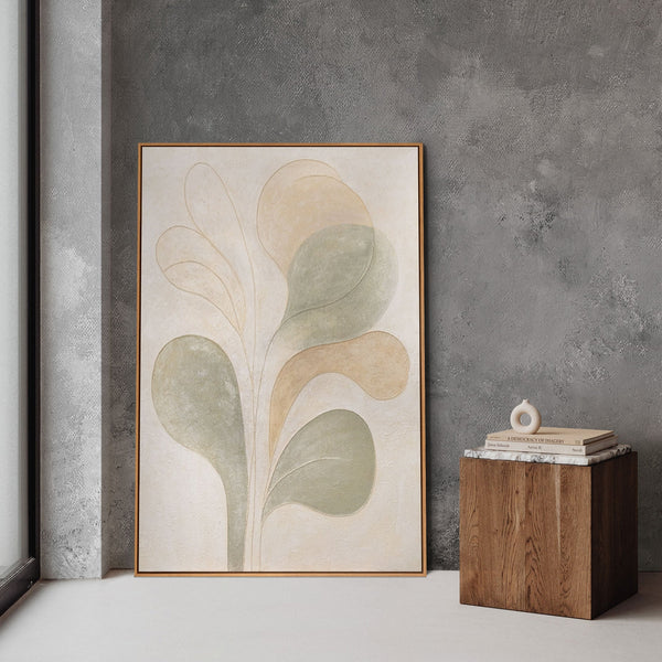 "Lightness" — Abstract Flower in Soft Tones