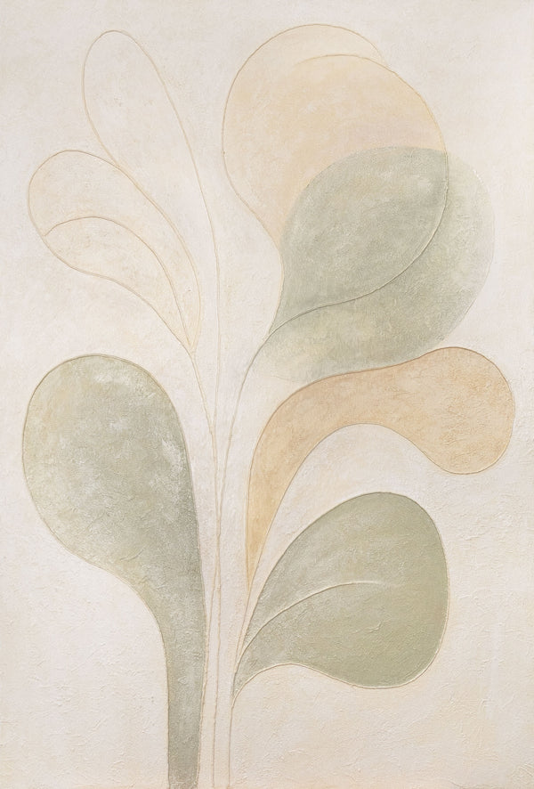"Lightness" — Abstract Flower in Soft Tones