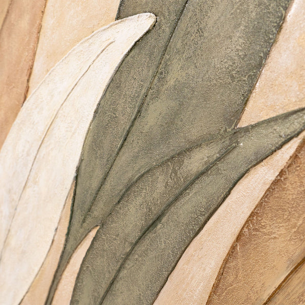 "Dance of Leaves" — Natural Rhythm in Abstract Style