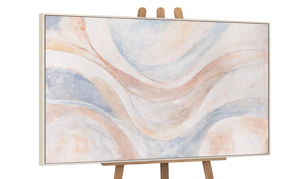The painting “Wind Lines” — an airy abstraction for a modern interior