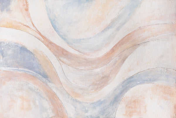 The painting “Wind Lines” — an airy abstraction for a modern interior