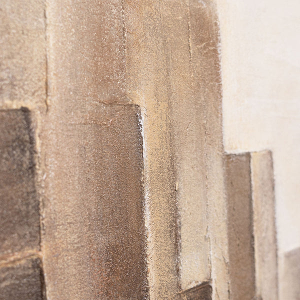 The painting “The Limits of Illusion” - contemporary abstract canvas with an architectural motif