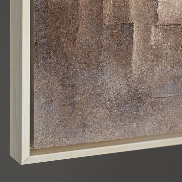 The painting “The Limits of Illusion” - contemporary abstract canvas with an architectural motif