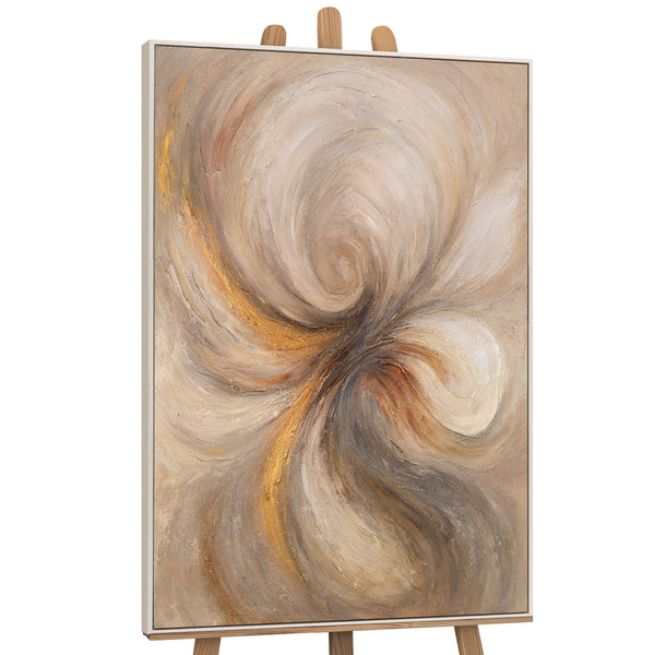 The painting “Energy of Flow” – an abstraction of movement and harmony