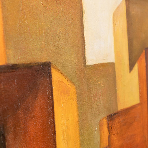 The painting “Ascent” – geometry of forms and sunlight