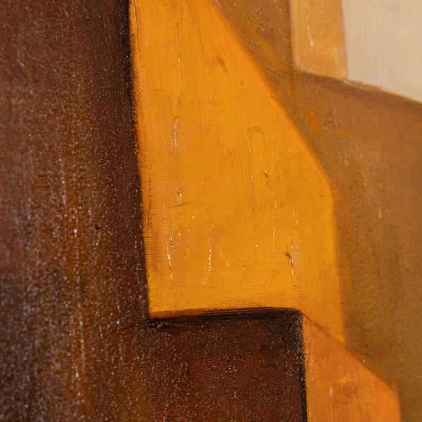 The painting “Ascent” – geometry of forms and sunlight