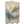 The painting “Dawn in the Clouds” depicts dawn over mountain peaks in shades of blue and gold