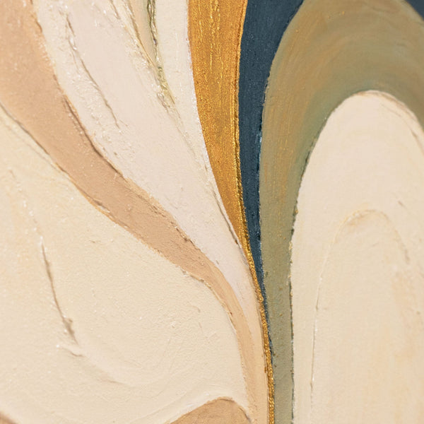 The painting “Echo of the Wind” – movement of color and lightness of forms