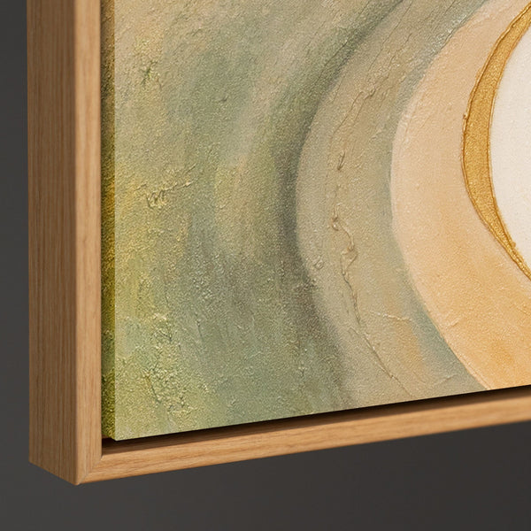 The painting “Echo of the Wind” – movement of color and lightness of forms