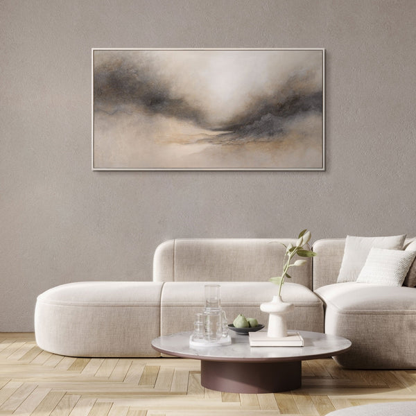 The painting “Foggy Morning”