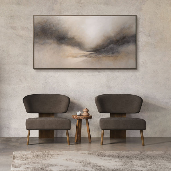 The painting “Foggy Morning”