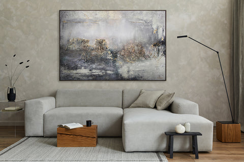 abstract art for living room hand painted art