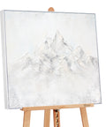 abstract mountain painting