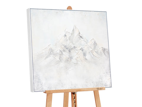 abstract mountain painting