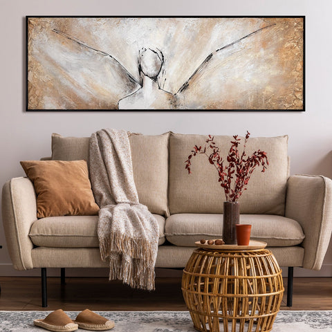 abstract wall decor acrylic painting people