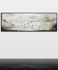 landscape canvas painting beaches acrylic