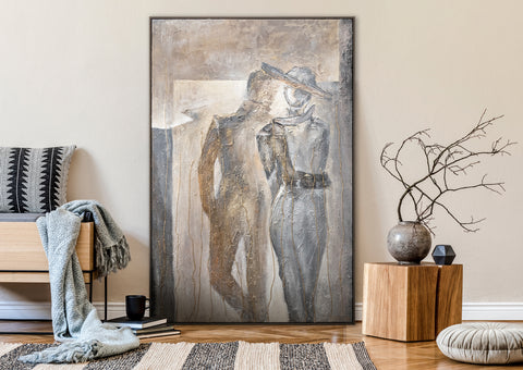 big painting for living room romantic acrylic paintings