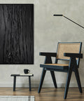 black framed wall art vertical paintings