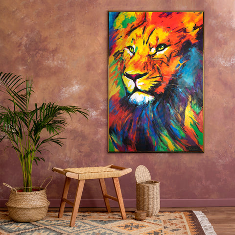 art paintings for wall animal motifs