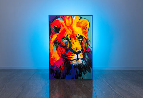 animal acrylic painting art interiors