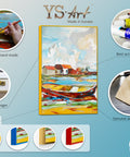 Infographic of art painting Tidal inspiration